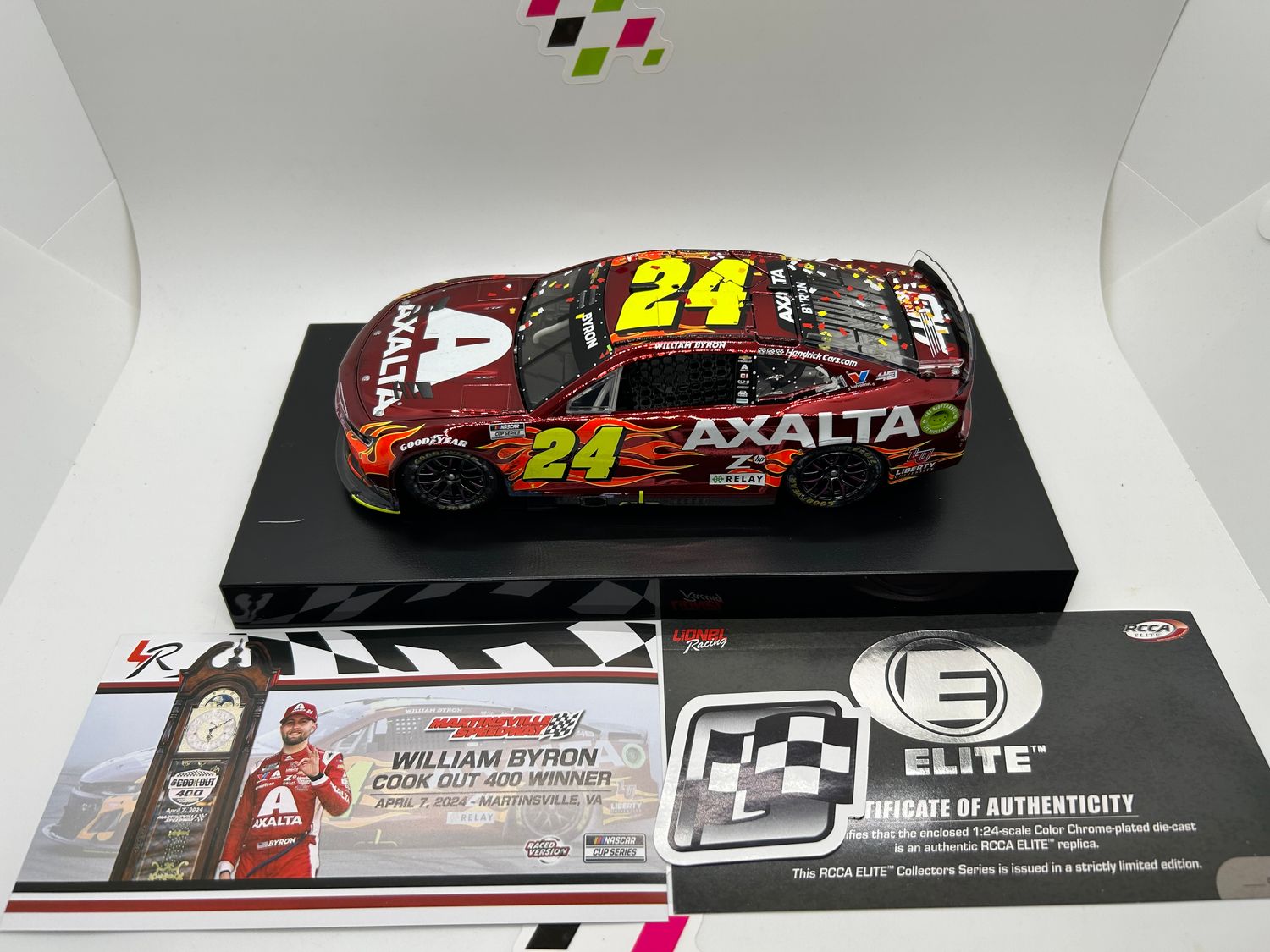 William Byron 2024 Axalta HMS 40th Anniversary Martinsville Race Win Color Chrome Elite