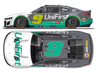 PRE-ORDER - $115 - Chase Elliott 2025 Unifirst Throwback 1:24 Elite Nascar Diecast
