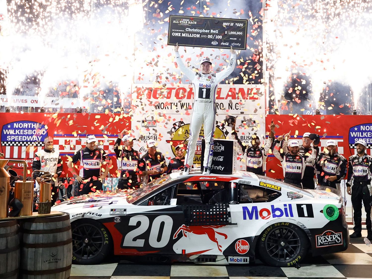 PRE-ORDER - $90 - Christopher Bell 2025 Mobil 1 All-Star 5/18/25 Race Win 1:24 Nascar Diecast