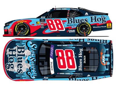 PRE-ORDER - $80 - Connor Zilisch Autographed 2025 Blues Hog 1:24 Nascar Diecast Xfinity Series
