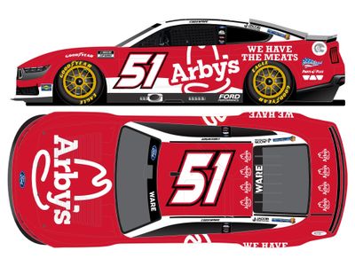 PRE-ORDER - $80 - Cody Ware 2025 Arby&#39;s 1:24 Nascar Diecast