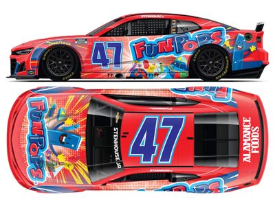 PRE-ORDER - $90 - Ricky Stenhouse Jr. 2025 Fun Pops 1:24 Color Chrome Nascar Diecast
