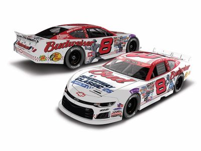 PRE-ORDER - $80 - Dale Earnhardt Jr 2025 Budweiser Speedway Classic 1:24 Color Chrome Finish Late Model Stock Car Diecast