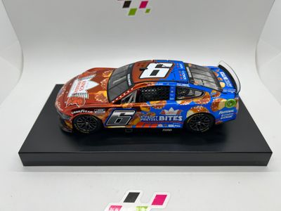 Brad Keselowski 2024 King&#39;s Hawaiian Soft Pretzel Bites 1:24 Color Chrome Nascar Diecast - FOIL NUMBER DIECAST