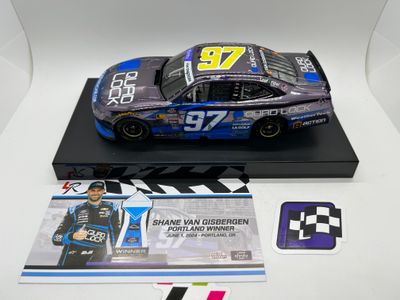 Shane van Gisbergen 2024 Quad Lock Portland 6/1 Race Win 1:24 Color Chrome Nascar Diecast - Xfinity Series