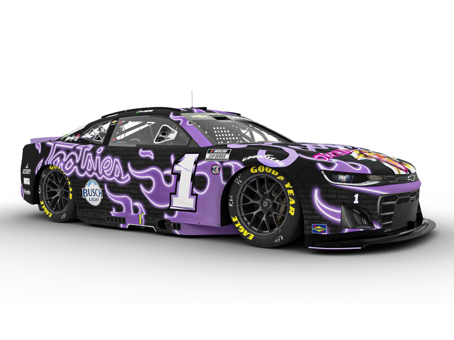 PRE-ORDER - $80 - Ross Chastain 2025 Tootsies Orchid Lounge 1:24 Nascar Diecast