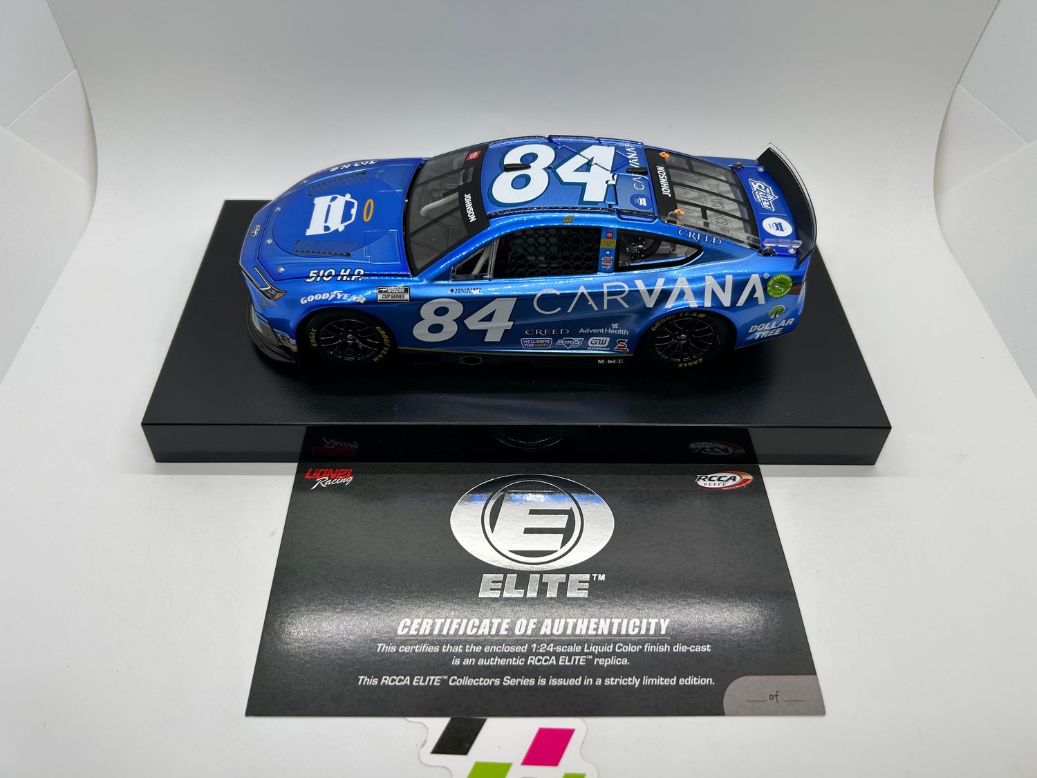 Jimmie Johnson 2024 Carvana Petty 75 1:24 Elite Liquid Color Nascar Diecast
