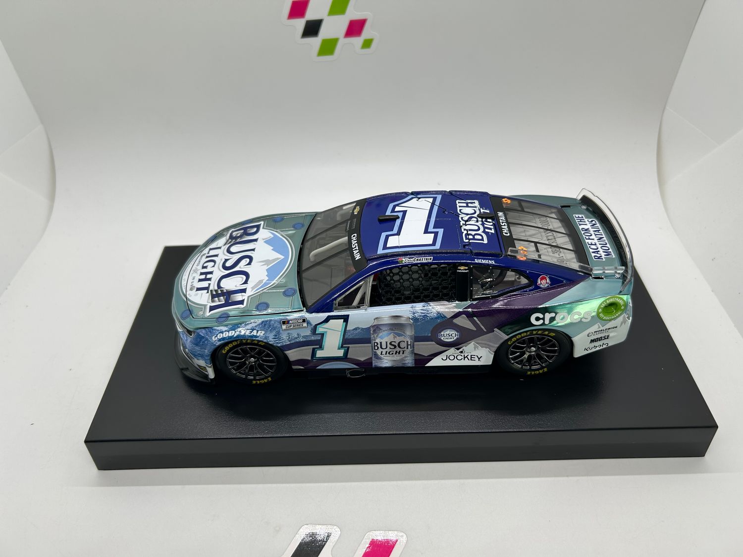 Ross Chastain 2024 Busch Light Crocs 1:24 Color Chrome Nascar Diecast