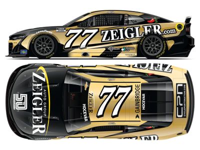 PRE-ORDER - $90 - Carson Hocevar 2025 Zeigler 50th Anniversary 1:24 Color Chrome Nascar Diecast