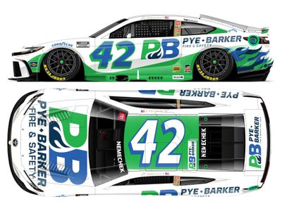 PRE-ORDER - $95 - John Hunter Nemechek Autographed 2025 Pye-Barker Fire &amp; Safety 1:24 Nascar Diecast