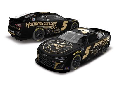 PRE-ORDER - $97 - Kyle Larson 2025 Hendrickcars.com/Zac Brown Band 1:24 Color Chrome Nascar Diecast - FOIL NUMBER DIECAST