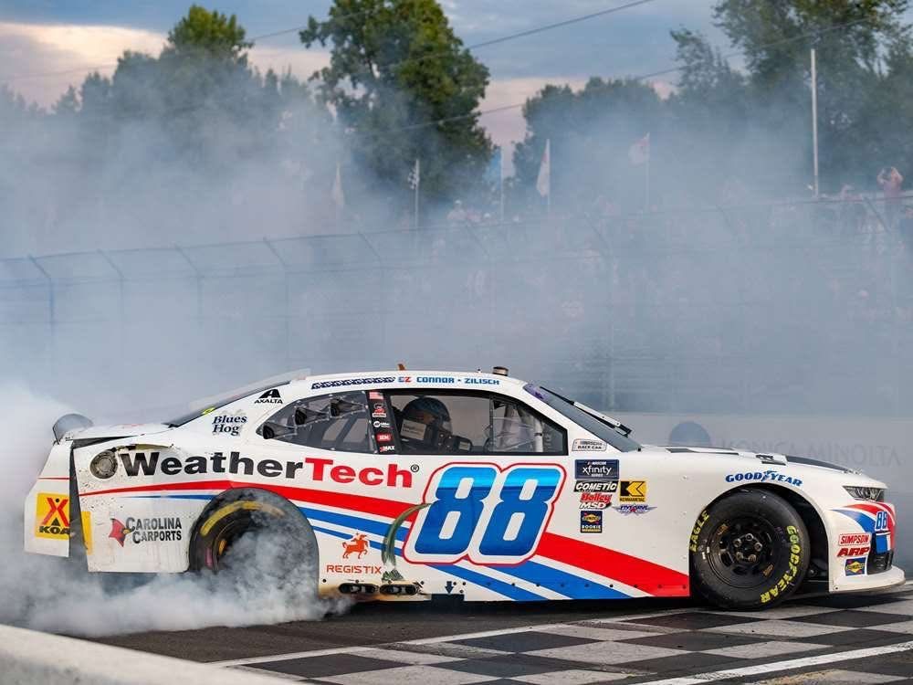 PRE-ORDER - $96 - Connor Zilisch Autographed 2025 WeatherTech / Portland 8/30/25 Race Win 1:24 Nascar Diecast