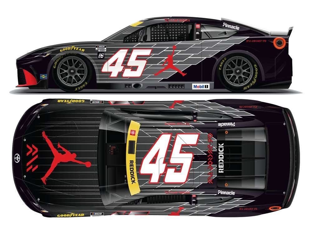 PRE-ORDER - $130 - Tyler Reddick 2025 Jordan Brand AJ40 1:24 Elite Nascar Diecast