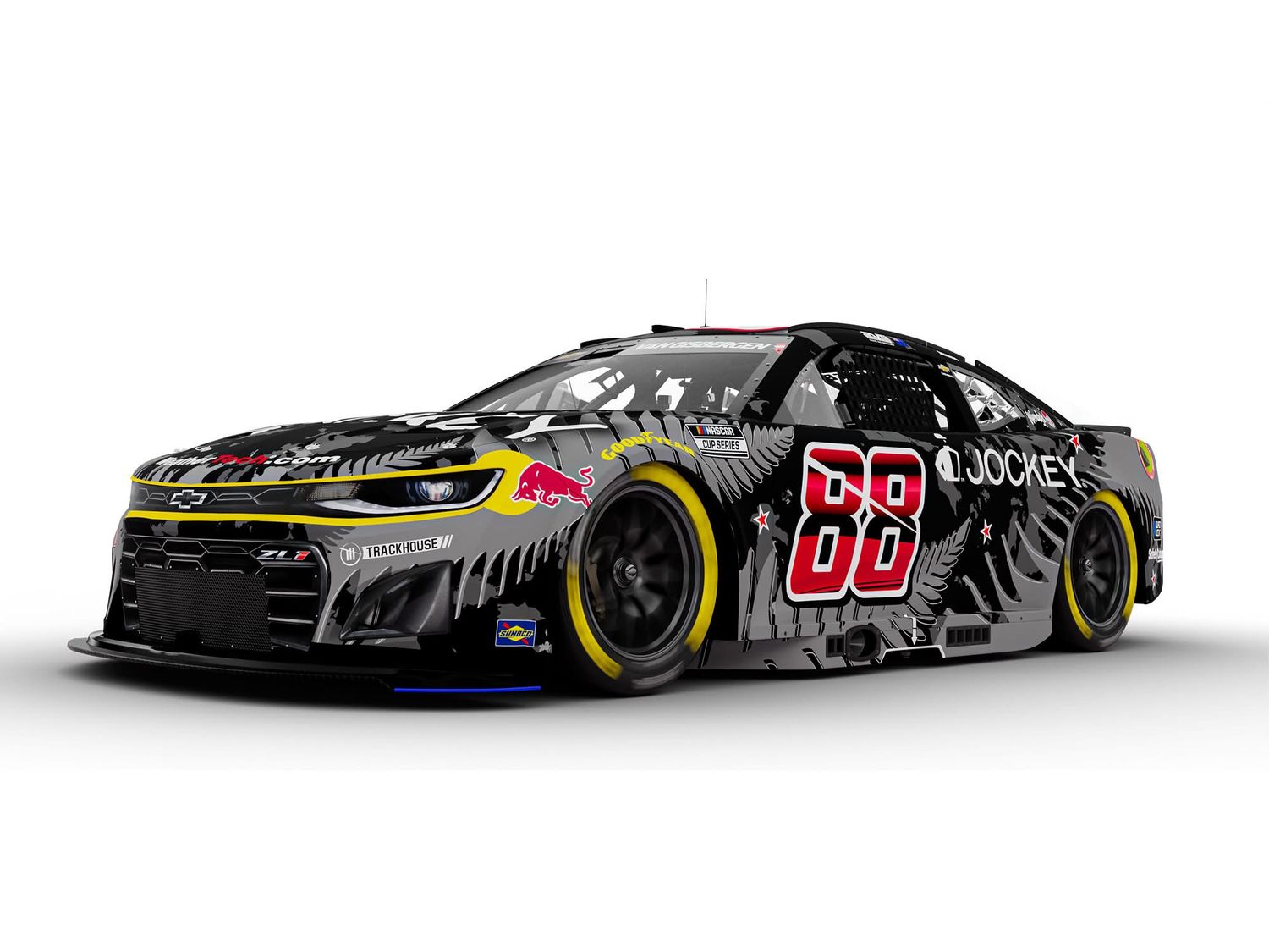 PRE-ORDER - $87 - Shane Van Gisbergen 2025 Jockey New Zealand 1:24 Nascar Diecast - FOIL NUMBER DIECAST