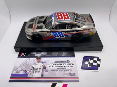 Connor Zilisch 2025 Weathertech COTA 3/1 Race Win 1:24 Color Chrome Nascar Diecast - FOIL NUMBER CAR