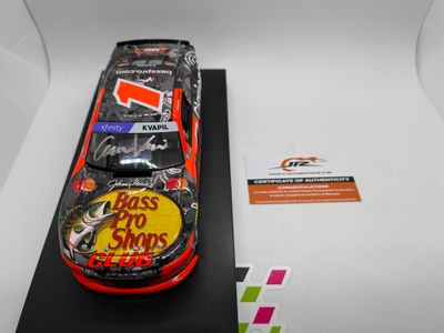 Carson Kvapil Autographed 2025 #1 Bass Pro 1:24 Nascar Diecast - Xfinity Series