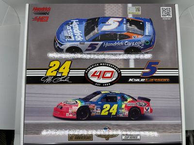 Kyle Larson Jeff Gordon Hendrick Motorsports 30 Year Brickyard 400 Bookend Race Win Set 1:24 Nascar Diecast