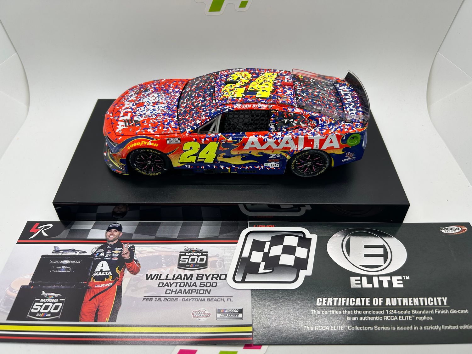 William Byron 2025 Axalta Daytona 500 Race Win 1:24 Elite Nascar Diecast