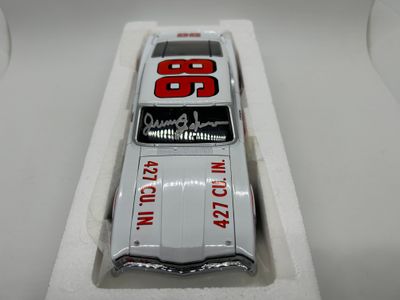 LeeRoy Yarbrough Autographed by Junior Johnson #98 Winebarger Motor Co. 1969 Mercury Cyclone 1:24 University of Racing Nascar Diecast