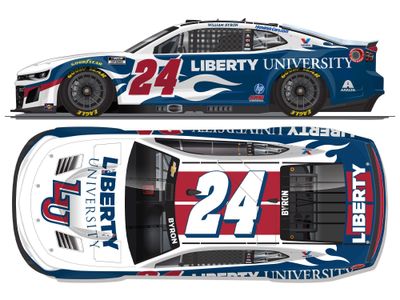 PRE-ORDER - $130 - William Bryon 2026 Liberty University 1:24 Elite Nascar Diecast