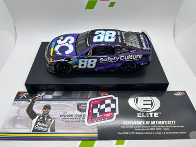 Shane Van Gisbergen 2025 Safety Culture Mexico City 6/15/25 Race Win 1:24 Elite Nascar Diecast