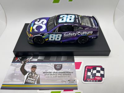 Shane Van Gisbergen 2025 Safety Culture Mexico City 6/15/25 Race Win 1:24 Nascar Diecast