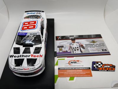 Connor Zilisch Autograph 2025 Weathertech Indianapolis 7/26/25 Race Win 1:24 Nascar Diecast - Xfinity Series