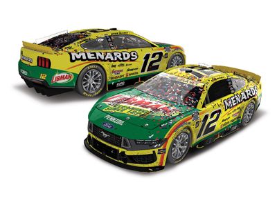 PRE-ORDER - $140 - Ryan Blaney 2025 Menards Libman New Hampshire Raced Win 1:24 Elite Nascar Diecast