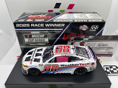 Shane Van Gisbergen 2025 Weathertech Bank of America Roval 10/05/25 Race Win 1:24 Nascar Diecast - FOIL NUMBER CAR