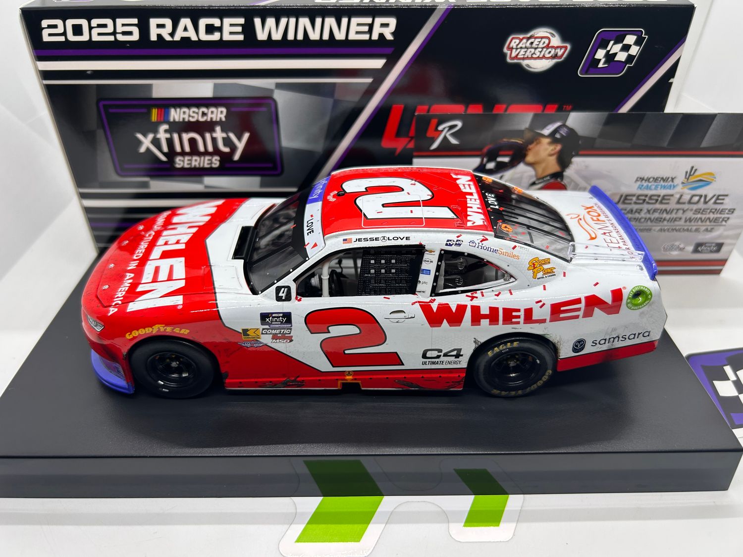 Jesse Love 2025 Whelen Phoenix 11/1/25 Race Win 1:24 Nascar Diecast - Xfinity Series