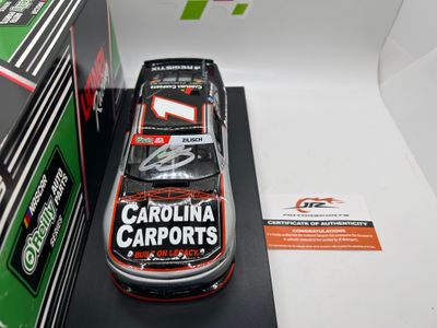 Connor Zilisch Autographed 2026 Carolina Carports 1:24 Xfinity Diecast