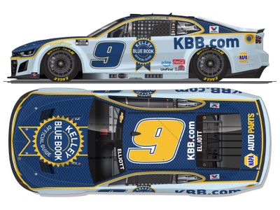 PRE-ORDER - $90 - Chase Elliott 2026 Kelley Blue Book 1:24 Color Chrome Nascar Diecast