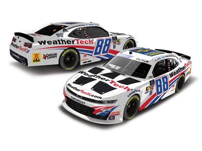 PRE-ORDER - $91 - Connor Zilisch Autographed 2025 Weathertech Rookie of the Year 1:24 Galaxy Color Nascar Diecast - FOIL NUMBER CAR - Xfinity Series