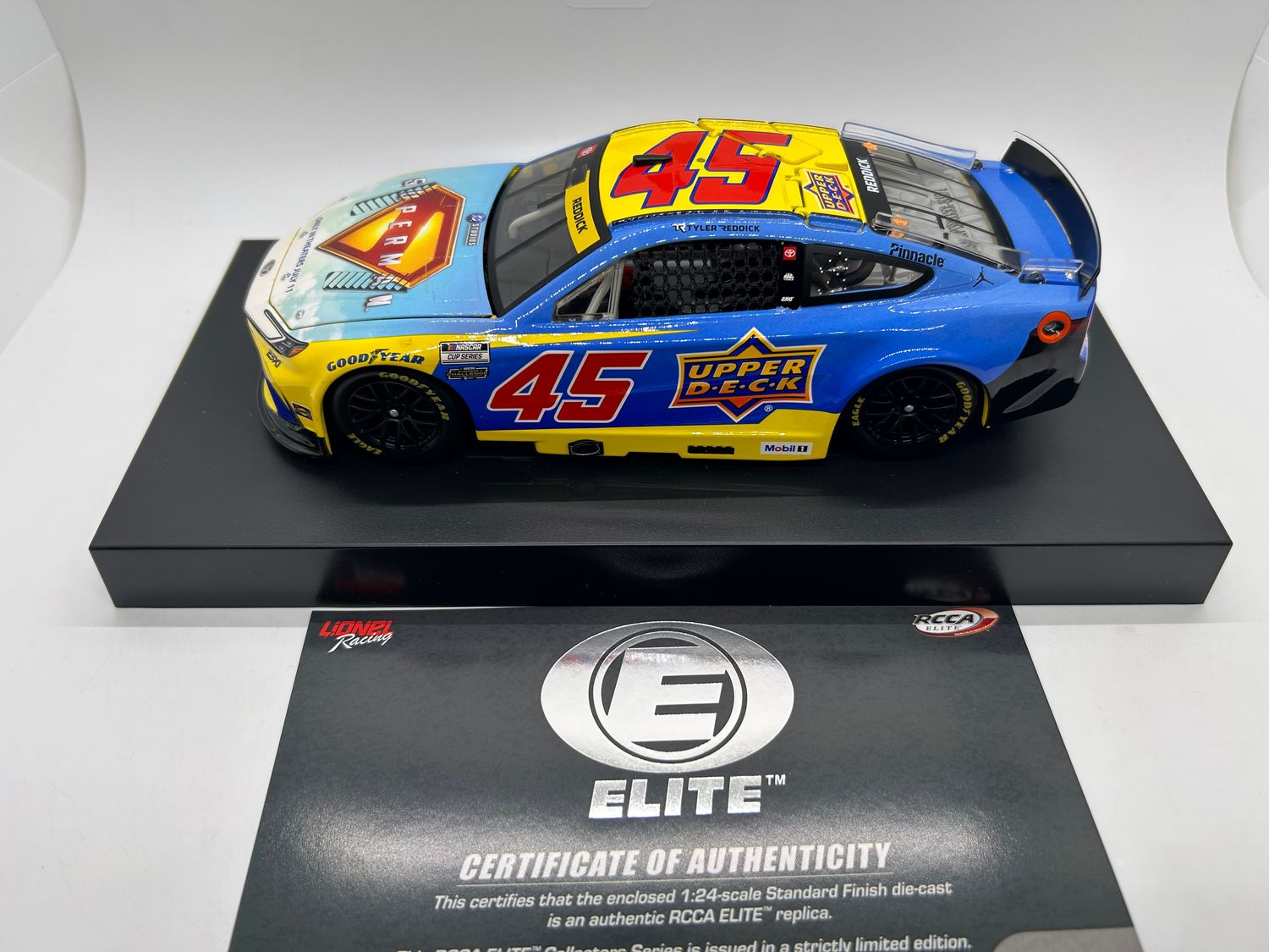 Tyler Reddick 2025 Upper Deck / "Superman" 1:24 Elite Nascar Diecast