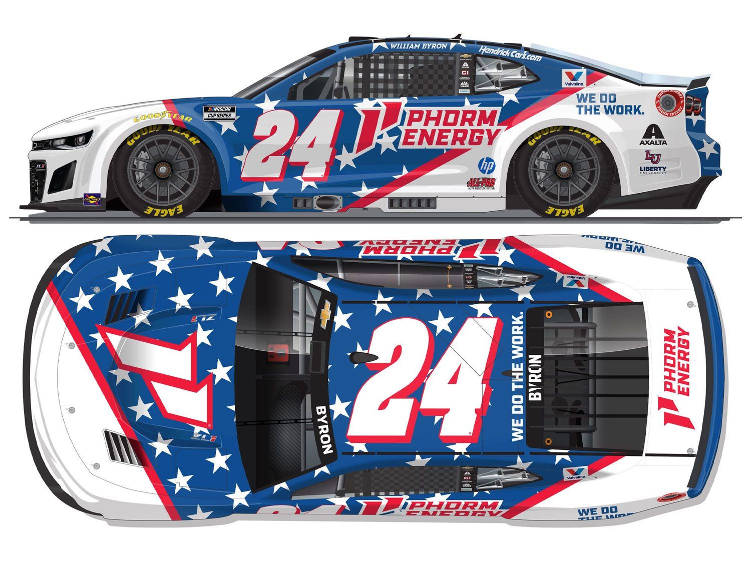 PRE-ORDER - $90 - William Byron 2026 Phorm Energy 1:24 Color Chrome Nascar Diecast