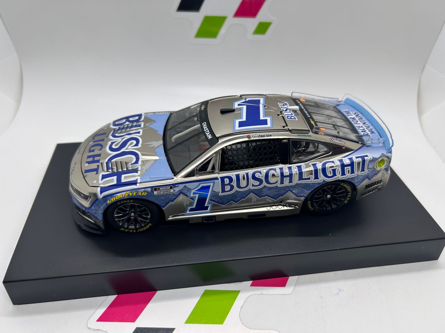 Ross Chastain 2026 Busch Light 1:24 Color Chrome Nascar Diecast - FOIL NUMBER DIECAST
