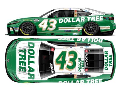 PRE-ORDER - $90 - Erik Jones 2026 Dollar Tree 1:24 Color Chrome Nascar Diecast