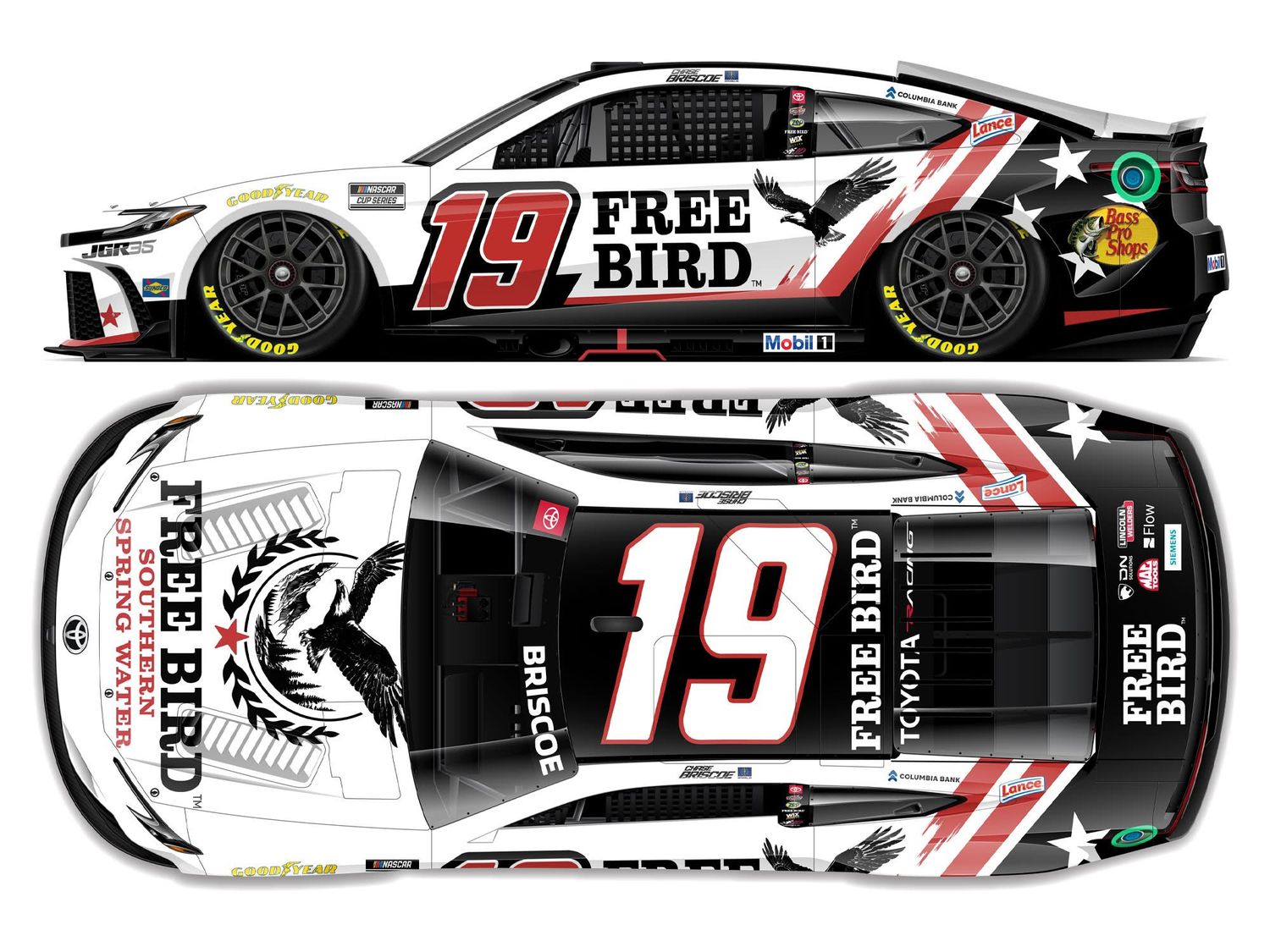 PRE-ORDER - $80 - Chase Briscoe 2026 Free Bird 1:24 Nascar Diecast