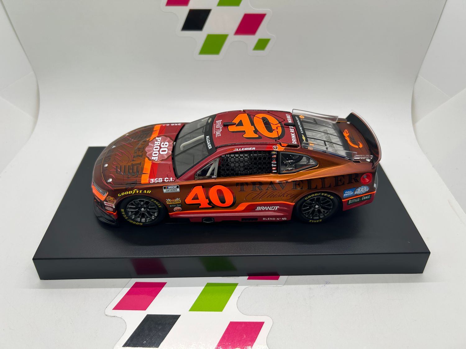 JUSTIN ALLGAIER 2026 TRAVELLER WHISKEY 1:24 WHISKEY FINISH ARC DIECAST