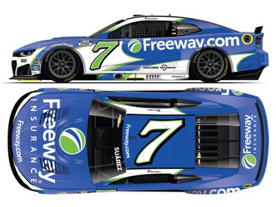 PRE-ORDER - $90 - Daniel Suarez 2026 Freeway Insurance 1:24 Color Chrome Nascar Diecast