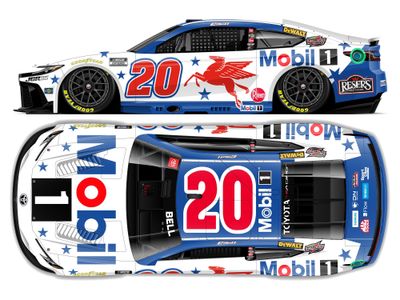 PRE-ORDER - $90 - Christopher Bell 2026 Mobil 1 1:24 Color Chrome Nascar Diecast