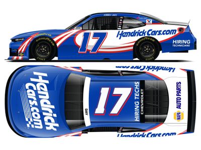 PRE-ORDER - $70 - Corey Day 2026 Hendrickcars.com 1:24 O'Reilly Auto Parts Series