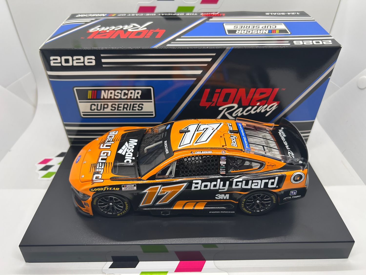 Chris Buescher 2026 Body Guard Tribute Nascar Diecast - FOIL NUMBER DIECAST