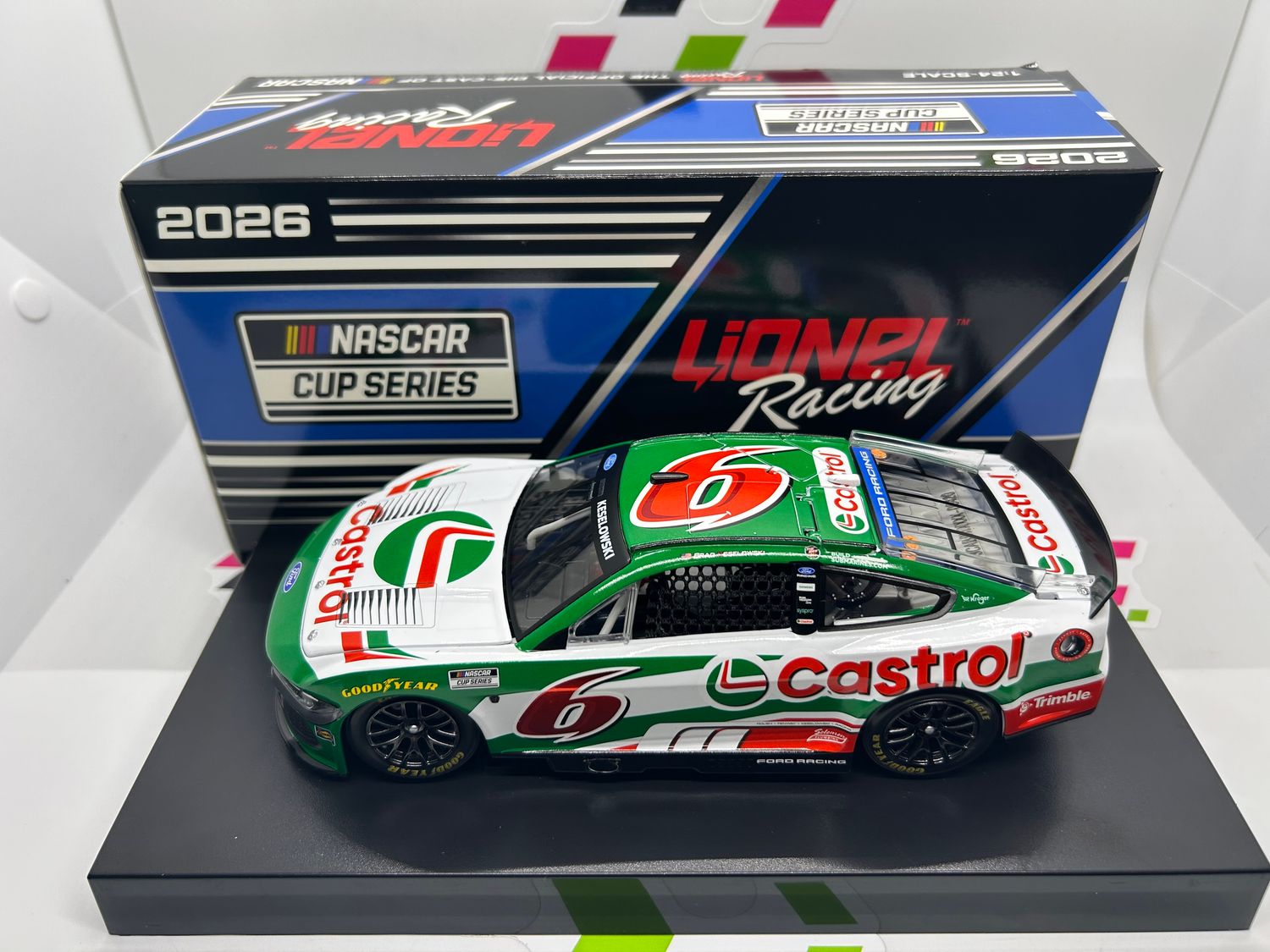 Brad Keselowski 2026 Castrol Tribute 1:24 Nascar Diecast - FOIL NUMBER DIECAST