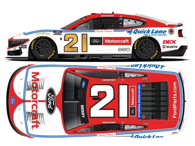 PRE-ORDER - $113 - Josh Berry Autographed 2026 Motorcraft / 1976 50th Anniversary 1:24 Nascar Diecast - FOIL NUMBER DIECAST