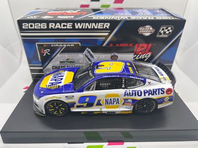 Chase Elliott 2026 Napa Duel 2 Daytona 2/12/26 Race Win 1:24 Nascar Diecast - FOIL NUMBER CAR