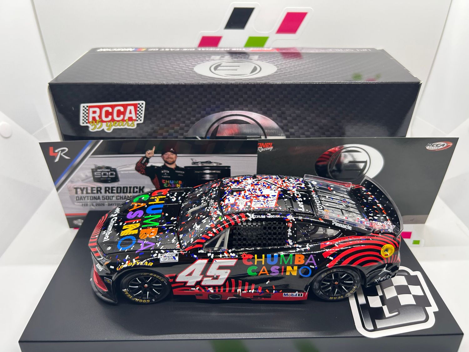 Tyler Reddick 2026 Chumba Casino / Daytona 500 2/15/26 Race Win 1:24 Elite Nascar Diecast