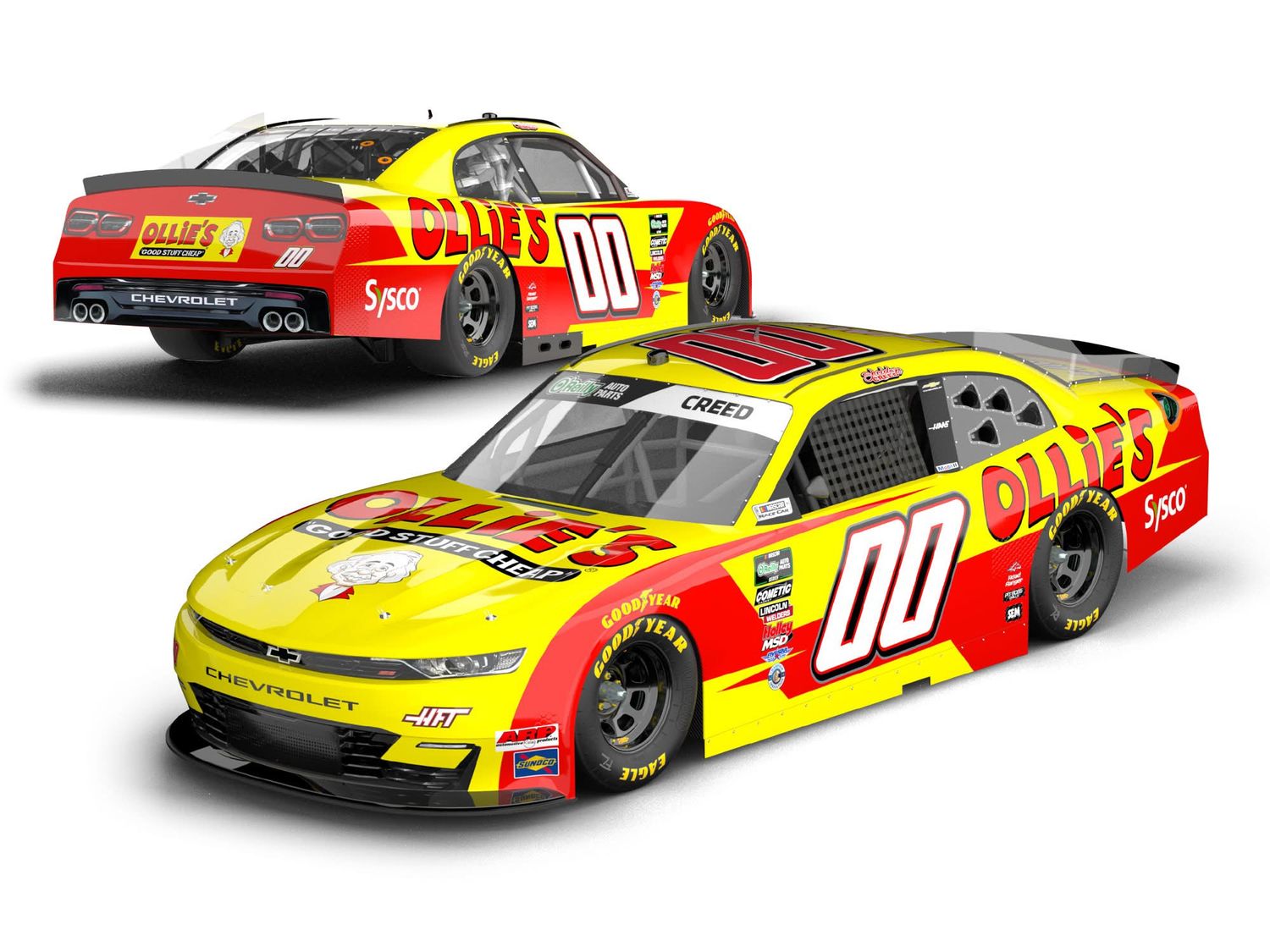 PRE-ORDER - $70 - Sheldon Creed 2026 Ollie's 1:24 O'Reilly Auto Parts Series