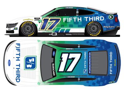PRE-ORDER - Chris Buescher 2026 Fifth Third 1:24 Nascar Diecast - FOIL NUMBER DIECAST