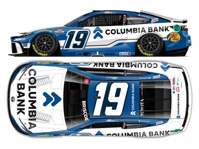 PRE-ORDER - Chase Briscoe Autographed 2026 Columbia Bank 1:24 Nascar Diecast